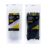 Load image into Gallery viewer, 120 Pack Black / Clear Cable Ties - 15cm x 0.36cm
