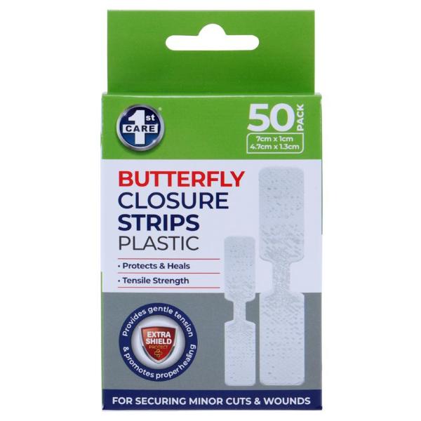 50 Pack Butterfly Closure Wood Strips