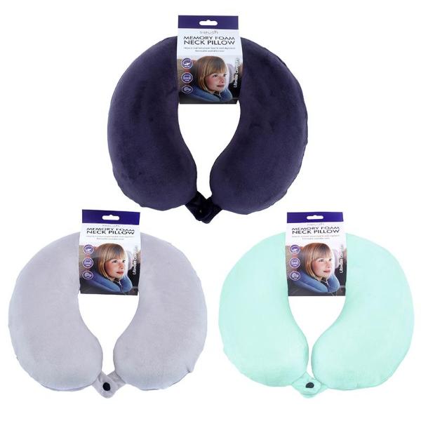 Memory Foam Travel Neck Pillow