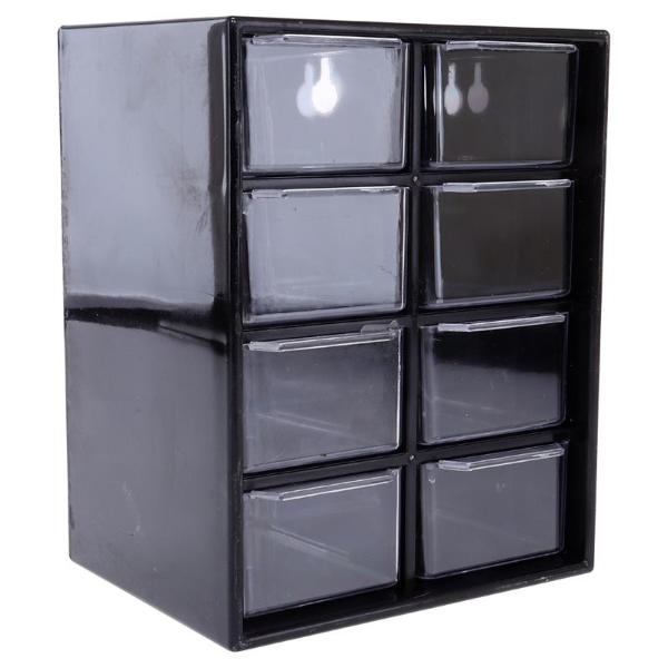 8 Mini Compartments Storage Container - 12cm x 9.5cm x 15.5cm