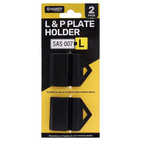 2 Pack Black Plate Holder Clips