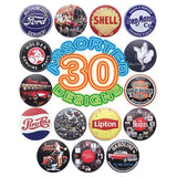 Load image into Gallery viewer, Round Retro Metal Sign Man Cave Accessories - 30cm
