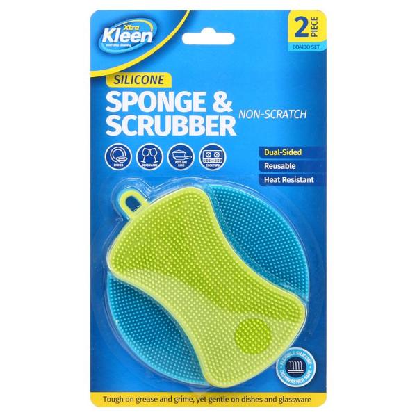 2 Pack Silicone Dish Sponge