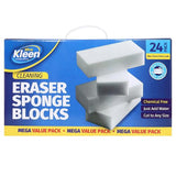 Load image into Gallery viewer, 24 Pack Mega Value Eraser Sponge - 12cm x 4cm x 5cm
