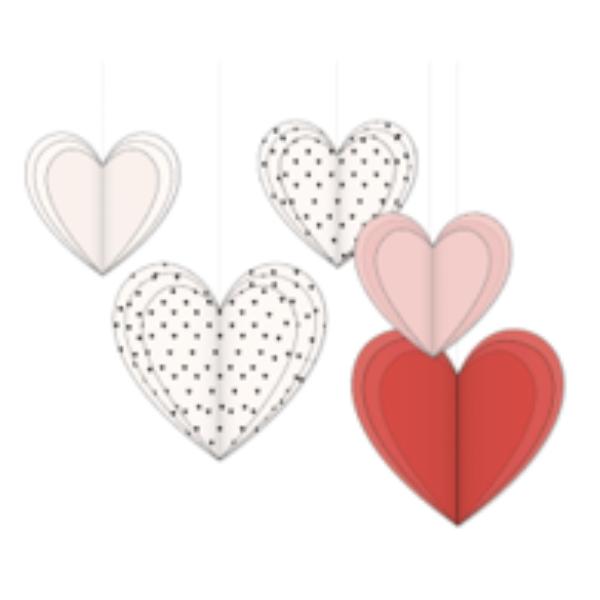 Valentines Love Heart Hanging Decor