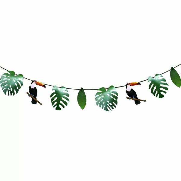 Green Palm Leaf Garland