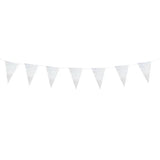 Load image into Gallery viewer, White Pennant Banner
