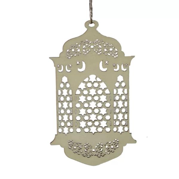 Wooden Lantern Ornament - 20cm