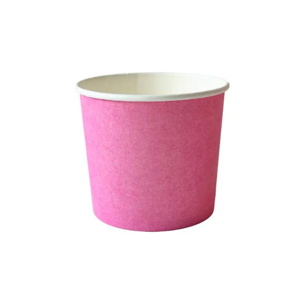 24 Pack Pink Paper Tubs - 12oz