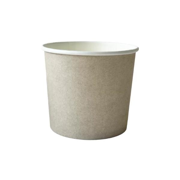 24 Pack Beige Paper Tubs - 12oz