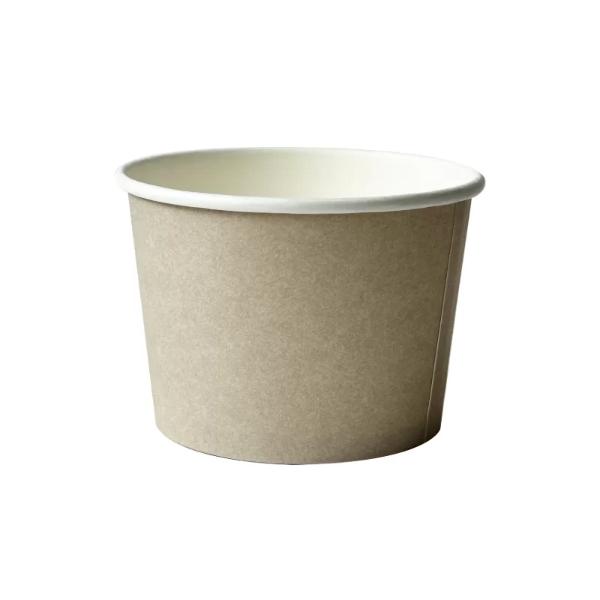 12 Pack Beige Paper Tubs - 16oz