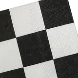 Load image into Gallery viewer, Black &amp; White Checkered Napkins
