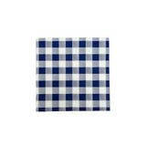 Load image into Gallery viewer, 25 Pack Blue Gingham Cocktail Napkin - 33cm x 33cm
