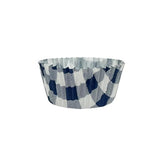 Load image into Gallery viewer, 25 Pack Blue Gingham Cupcake Cup - 7cm x 3cm x 5cm
