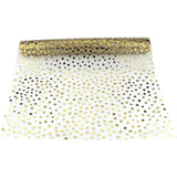Load image into Gallery viewer, Scattered Gold Glitter Table Runner - 30cm x 300cm
