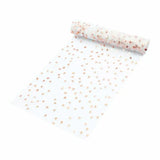 Load image into Gallery viewer, Scattered Rose Gold Glitter Table Runner - 30cm x 300cm
