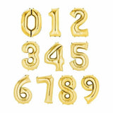 Load image into Gallery viewer, 66cm Gold Number Foil Balloons - 6
