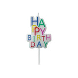 Load image into Gallery viewer, Happy Birthday Candle - 6.9cm x 5.2cm
