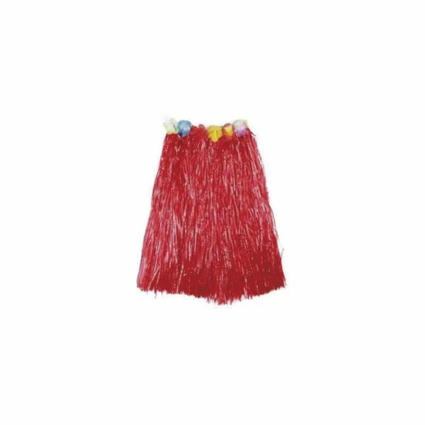 Red Hula Skirt