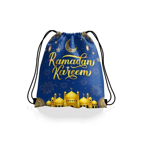 Ramadan Kareem Blue Bag - 24cm x 34cm