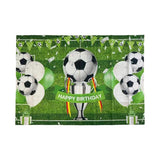 Load image into Gallery viewer, Football Happy Birthday Backdrop - 150cm x 100cm
