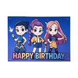 Load image into Gallery viewer, Kpop Happy Birthday Banner - 150cm x 100cm
