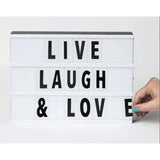 Load image into Gallery viewer, Led Light Box With Letters &amp; Numbers - 30cm x 22cm x 5cm
