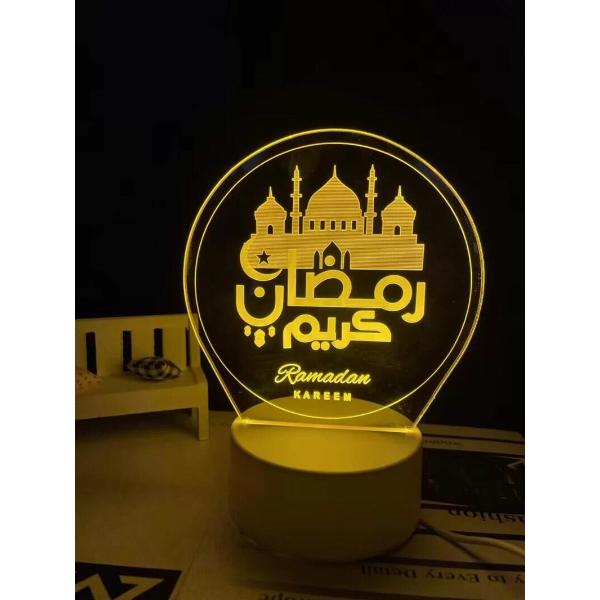 Ramadan Kareem LED Light Mosque - 17cm