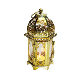 Load image into Gallery viewer, Gold Ramadan Candle Holder - 6cm x 7cm x 7cm
