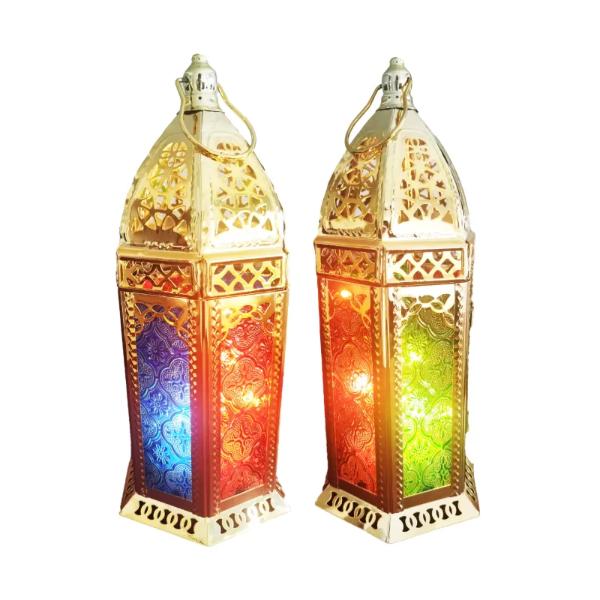 Ramadan Led Musical Lantern - 13.5cm x 29.5cm