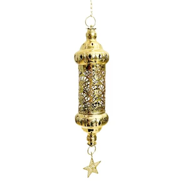 Ramadan Led Musical Hanging Lantern - 10.5cm x 73cm