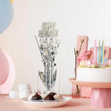 Load image into Gallery viewer, Centrepiece - Silver - HappyBirthday

