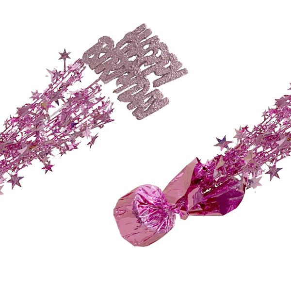 Centrepiece - Pink - HappyBirthday
