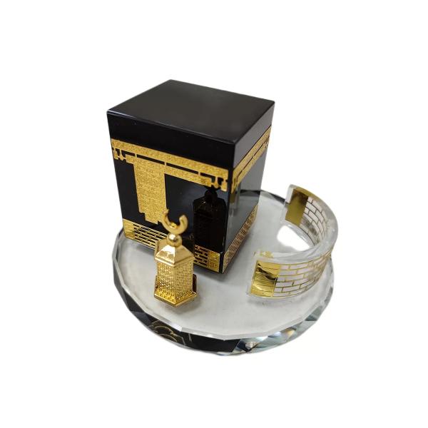 Muslim Crystal Kaaba Ornament - 10cm x 7cm