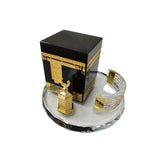 Load image into Gallery viewer, Muslim Crystal Kaaba Ornament - 10cm x 7cm
