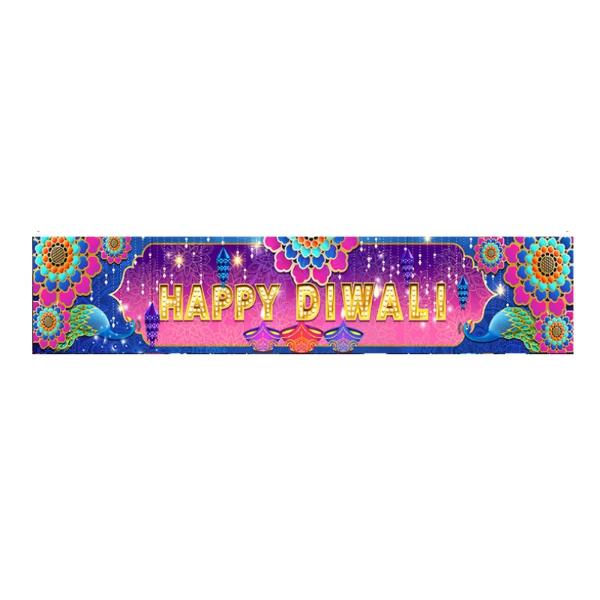 Happy Diwali Table Runner - 180cm x 30cm