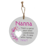 Load image into Gallery viewer, Ceramic Piece Of My Heart Nanna Hanging Plaque
