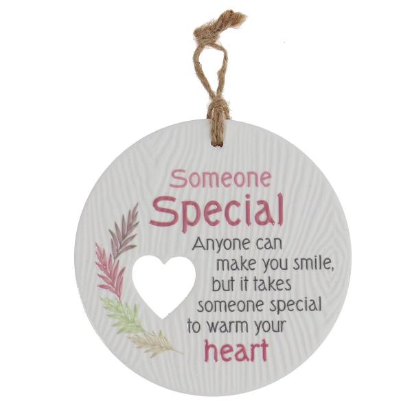 Ceramic Piece Of My Heart Someone Special Hanging Plaque