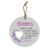 Load image into Gallery viewer, Ceramic Piece Of My Heart Sister Hanging Plaque
