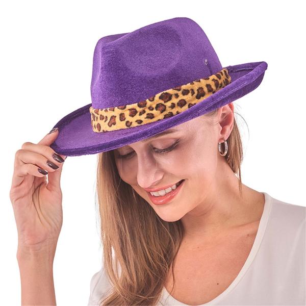 Purple Pimp Fedora