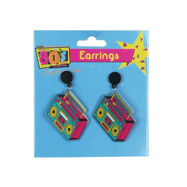 Retro Ghetto Blaster Earrings