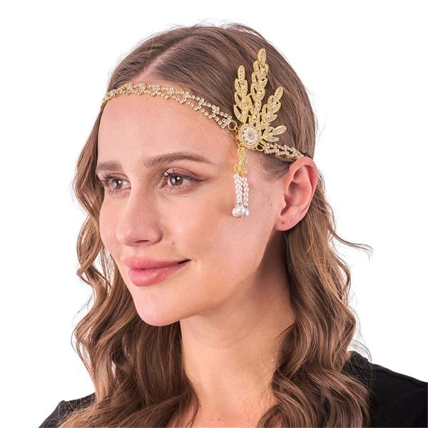 Golden 20s Flapper Headband