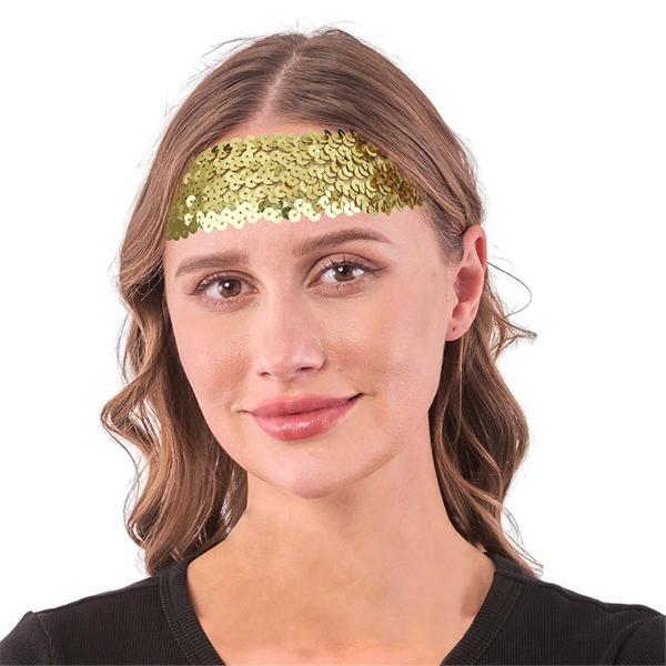 Gold Sequin Headband