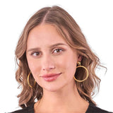 Load image into Gallery viewer, Gold Hoop Earrings
