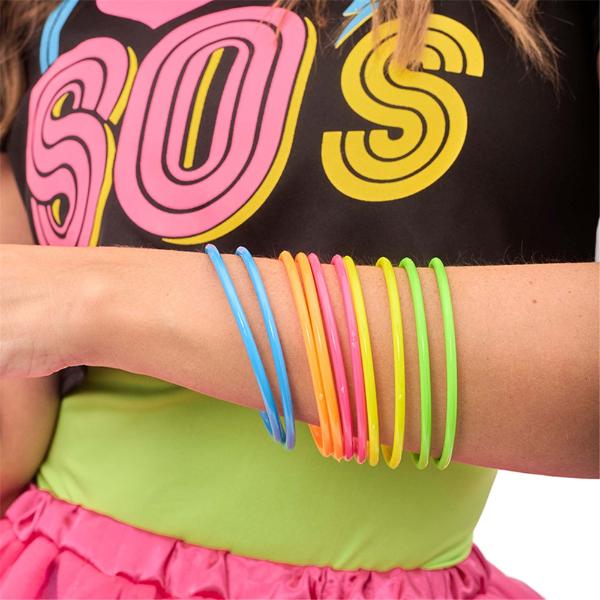 10 Pack 80s Bracelet