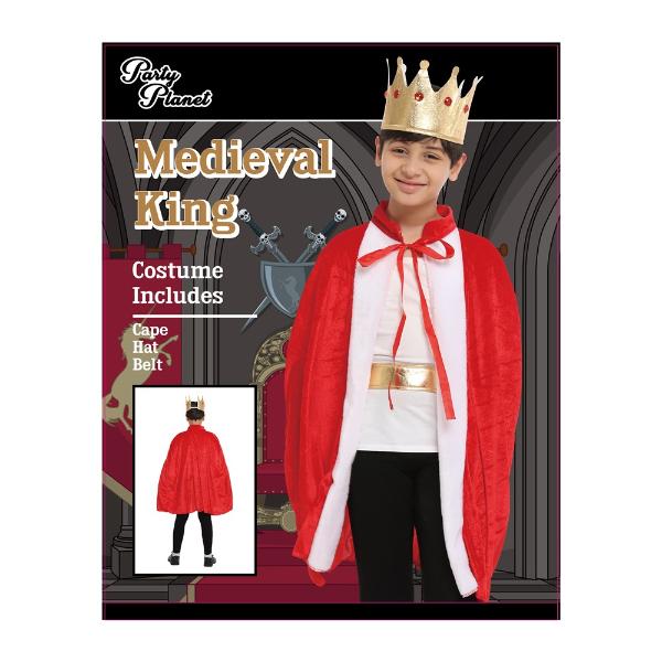 Medieval King Boys Costume - 72cm