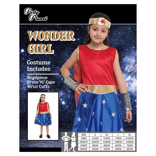 Wonder Girl Costume - Medium