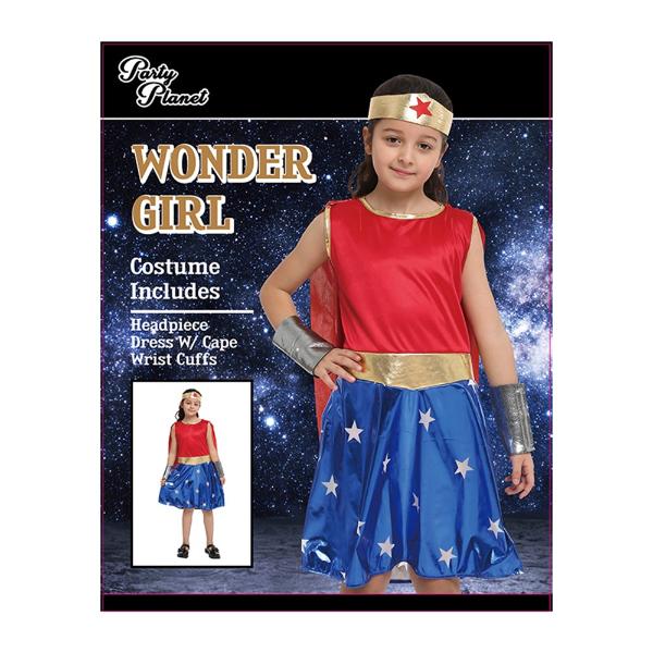 Wonder Girl Costume - 9 - 10 Years