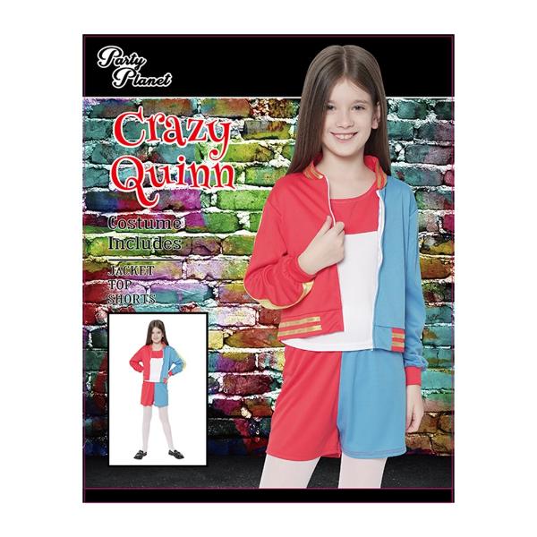 Crazy Quinn Girls Costume - Medium