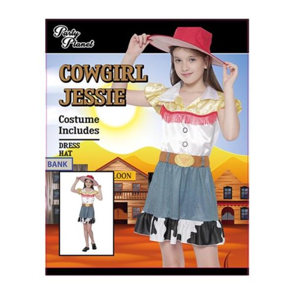 Girls Woody Cowgirl Costume Set - Large